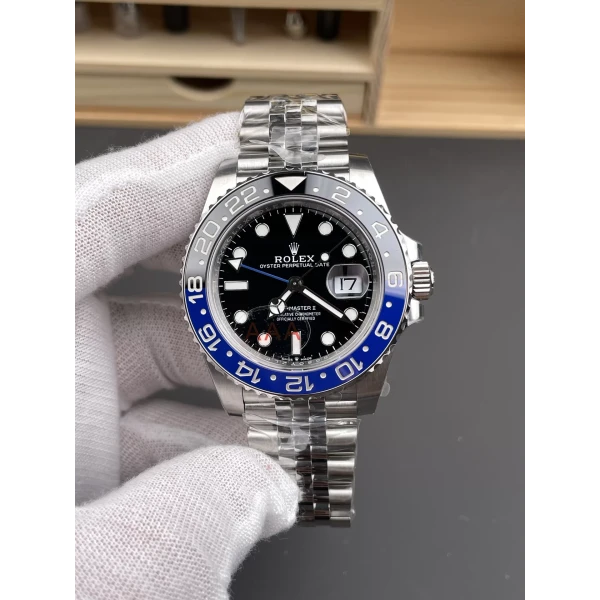 VS Factory Rolex GMT-Master II “Batgirl” Black/Blue Ceramic Bezel Jubilee Bracelet (m126710blnr-0002) 1:1 Super Clone – DD3285 Movement