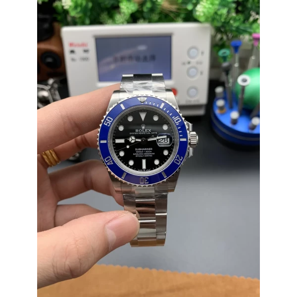 VS Factory Rolex Submariner Date “Cookie Monster” Blue Bezel 41mm (126619LB) 1:1 Super Clone – DD3235 Movement