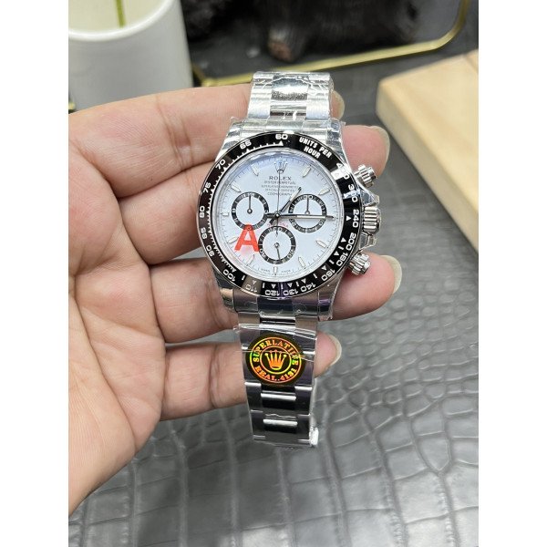 VS Factory Rolex Cosmograph Daytona “Panda” White Dial (126500LN) Super Clone – DD4131 Movement
