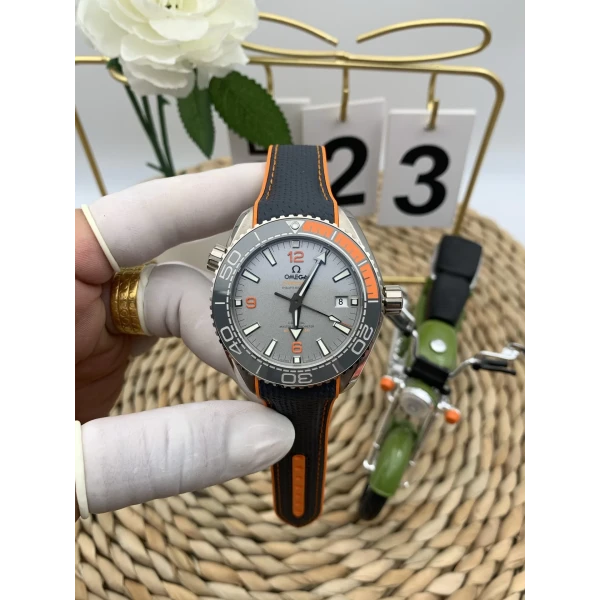 VS Factory Omega Seamaster Planet Ocean 600M 43.5mm Titanium Grey Dial Orange Bezel (215.92.44.21.99.001) 1:1 Super Clone – DD8900 Movement