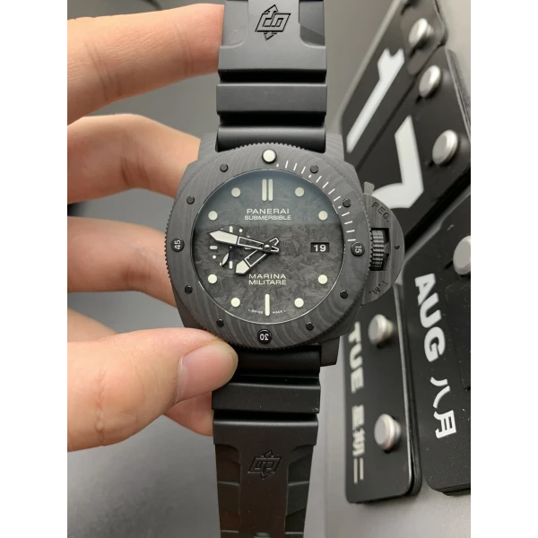 VS Factory Panerai Submersible Marina Militare Carbotech 47mm PAM00979 1:1 Super Clone – DDP.9010 Movement