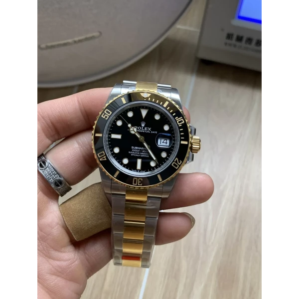 VS Factory Rolex Submariner Date “Two-Tone Black” 18K Yellow Gold 41mm (126613LN) 1:1 Super Clone – DD3235 Movement