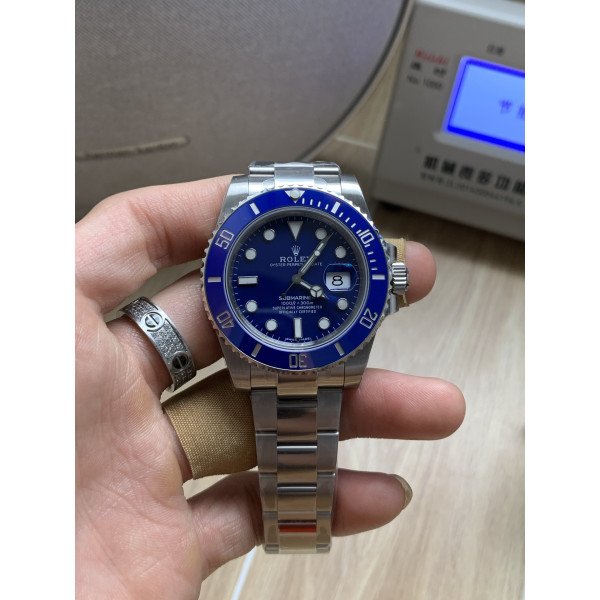 VS Factory Rolex Submariner Date “Smurf” Blue 40mm (116619LB) 1:1 Super Clone – DD3135 Movement