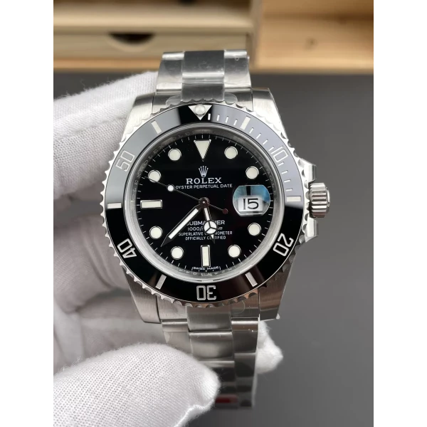 VS Factory Rolex Submariner Date “Black Submariner” 40mm (116610LN) 1:1 Super Clone – DD3135 Movement