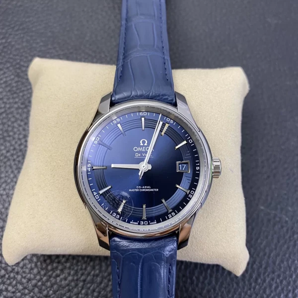 VS Factory Omega De Ville Hour Vision 41mm Blue Dial (431.33.41.21.03.001) 1:1 Super Clone - DD8900 Movement