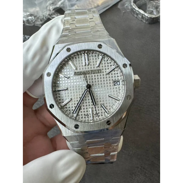 VS Factory Audemars Piguet Royal Oak 41mm Silver Dial (15510ST) 1:1 Super Clone - DD4302 Movement