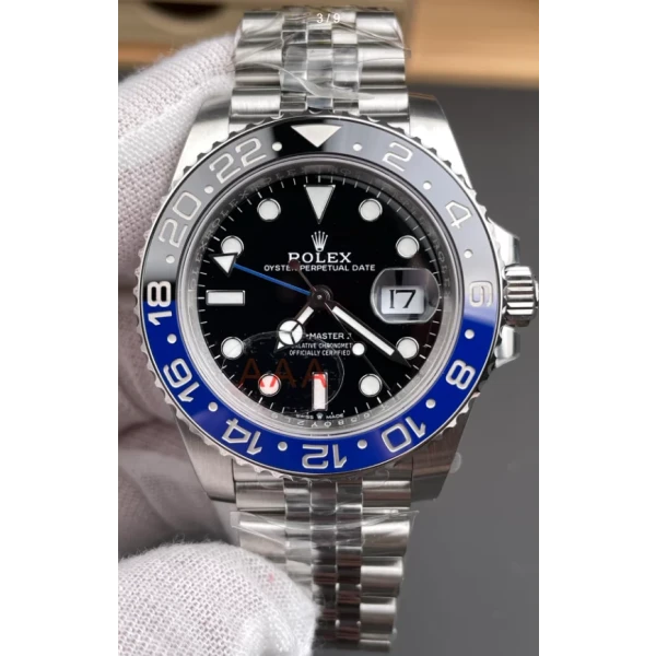 VS Factory Rolex GMT-Master II “Batgirl” Black/Blue Ceramic Bezel Jubilee Bracelet (m126710blnr-0002) 1:1 Super Clone – DD3285 Movement