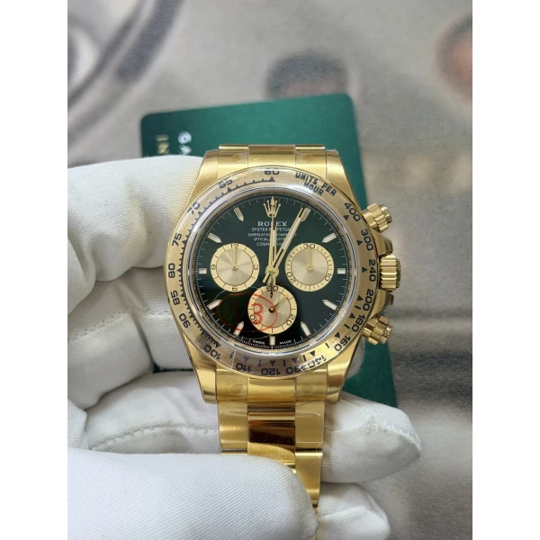 VS Factory Rolex Cosmograph Daytona 40mm Green Dial Yellow Gold(126508) 1:1 Super Clone - DD4131 Movement