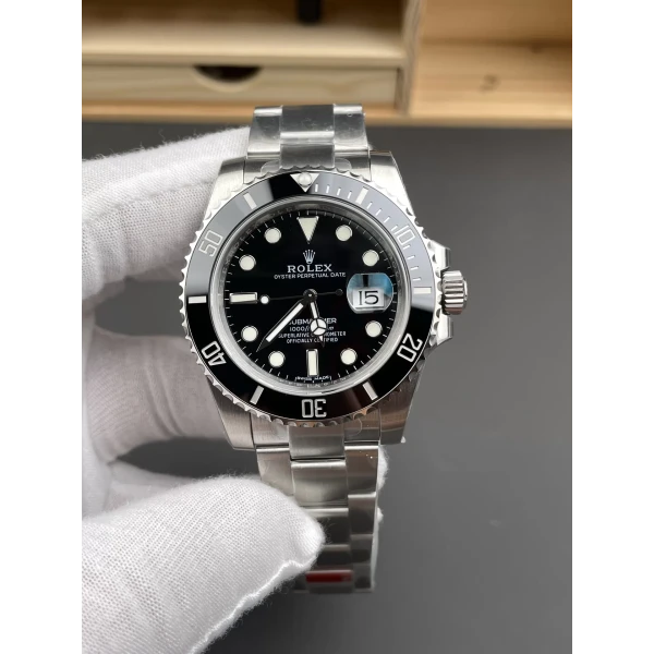 VS Factory Rolex Submariner Date “Black Submariner” 40mm (116610LN) 1:1 Super Clone – DD3135 Movement