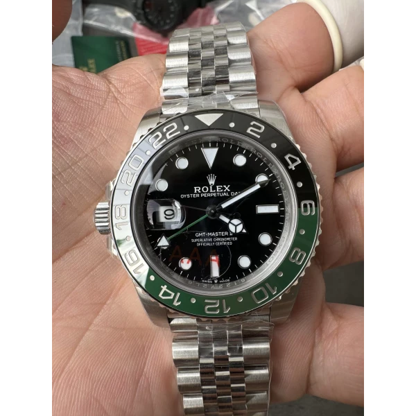 VS Factory Rolex GMT-Master II “Sprite” Black/Green Ceramic Bezel Jubilee Bracelet(m126720vtnr-0002) 1:1 Super Clone – DD3285 Movement
