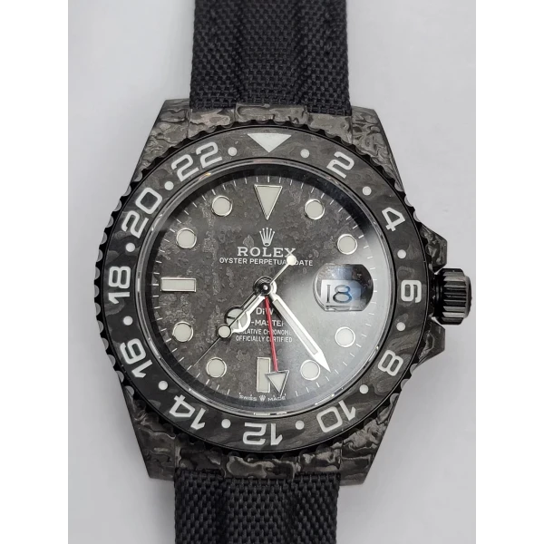 VS Factory Rolex GMT-Master II “DiW Carbon Stealth” Forged Carbon Fiber (Custom Edition) 1:1 Super Clone – DD3285 Movement