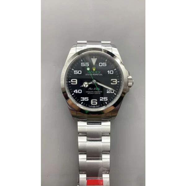 VS Factory Rolex Air-King 40mm Black Dial Smooth Bezel Oyster Bracelet (126900) 1:1 Super Clone – DD3230 Movement