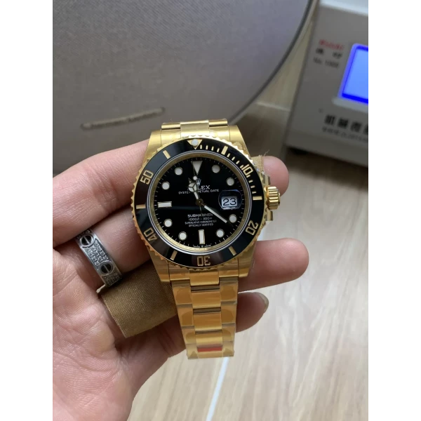 VS Factory Rolex Submariner Date “Solid Gold Black” 41mm (126618LN) 1:1 Super Clone – DD3235 Movement