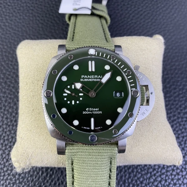 VS Factory Panerai Submersible QuarantaQuattro 44mm Gradient Green Dial (PAM01287) 1:1 Super Clone - DDP.900 Movement