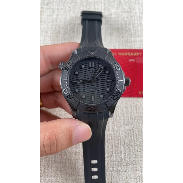 VS Factory Omega Seamaster Diver 300M 43.5mm “Black Black” Full Ceramic (210.92.43.20.01.003) 1:1 Super Clone – DD8806 Movement