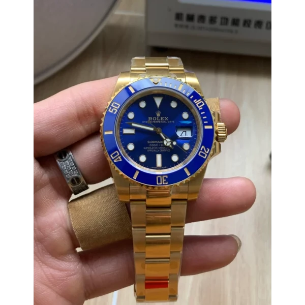 VS Factory Rolex Submariner Date “Solid Gold Blue” 41mm (126618LB) 1:1 Super Clone – DD3235 Movement