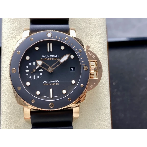 VS Factory Panerai Submersible 42mm Black Dial (PAM02164) 1:1 Super Clone - DDP.900 Movement