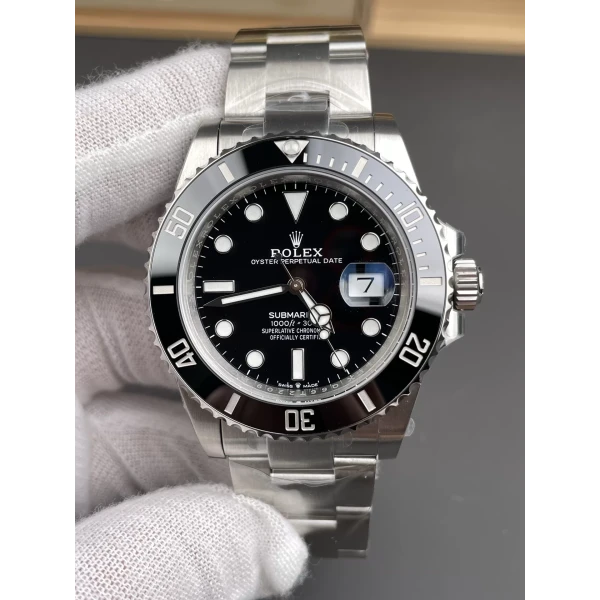 VS Factory Rolex Submariner Date “Black Submariner” 41mm (126610LN) 1:1 Super Clone – DD3235 Movement