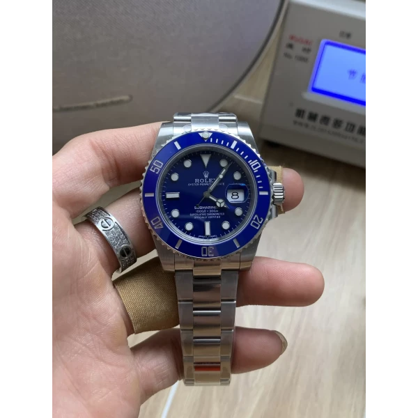 VS Factory Rolex Submariner Date “Smurf” Blue 40mm (116619LB) 1:1 Super Clone – DD3135 Movement
