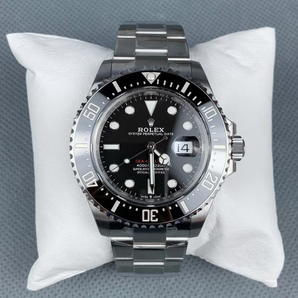 VS Factory Rolex Sea-Dweller 43mm “Single Red” Black Dial Ceramic Bezel Oyster Bracelet (126600) 1:1 Super Clone – DD3235 Movement