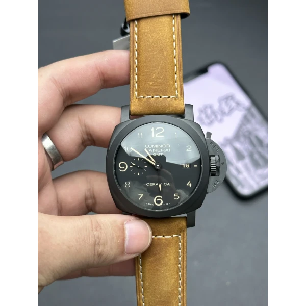 VS Factory Panerai Luminor 1950 GMT Ceramica 44mm PAM00441 1:1 Super Clone – DDP.9001 Movement