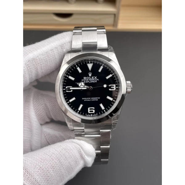 VS Factory Rolex Explorer 40mm Black “3-6-9” Dial Smooth Bezel Oyster Bracelet (224270) 1:1 Super Clone – DD3230 Movement