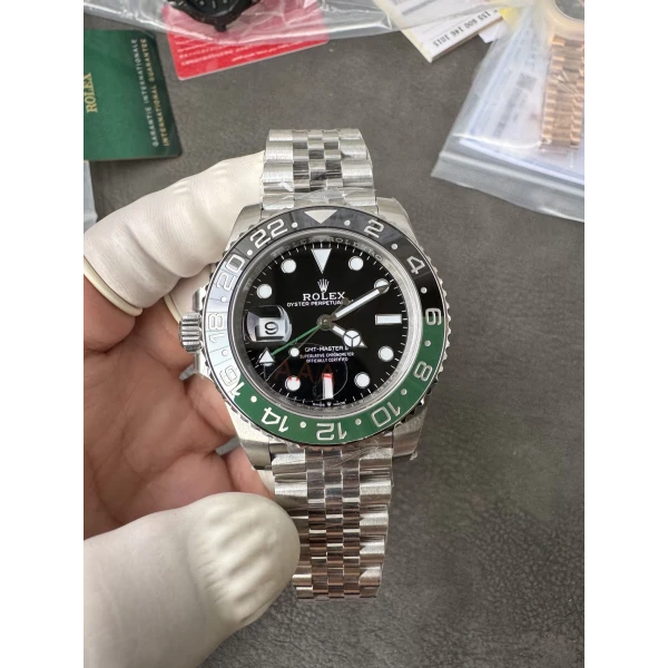 VS Factory Rolex GMT-Master II “Sprite” Black/Green Ceramic Bezel Jubilee Bracelet(m126720vtnr-0002) 1:1 Super Clone – DD3285 Movement