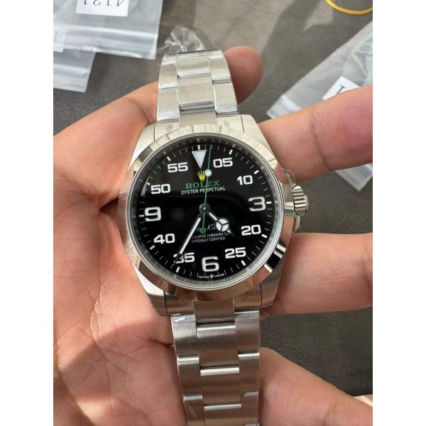 VS Factory Rolex Air-King Ref. 126900 “Aviation Dashboard” 1:1 Super Clone – DD3230 Movement