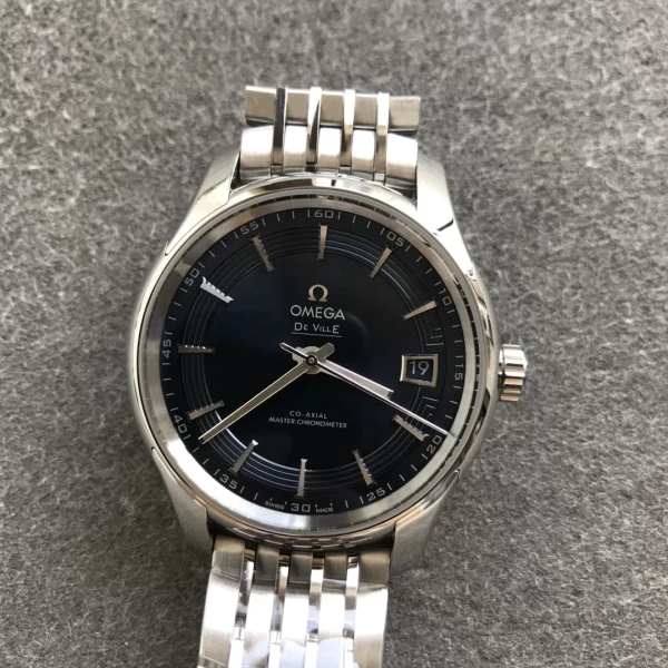 VS Factory Omega De Ville Hour Vision 41mm Blue Dial Steel Bracelet (433.10.41.21.03.001) 1:1 Super Clone -DD8900 Movement