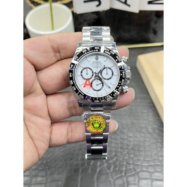 VS Factory Rolex Cosmograph Daytona “Panda” White Dial (126500LN) Super Clone – DD4131 Movement
