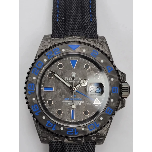 VS Factory Rolex GMT-Master II “DiW Carbon Blue” Forged Carbon Fiber (Custom Edition) 1:1 Super Clone – DD3285 Movement