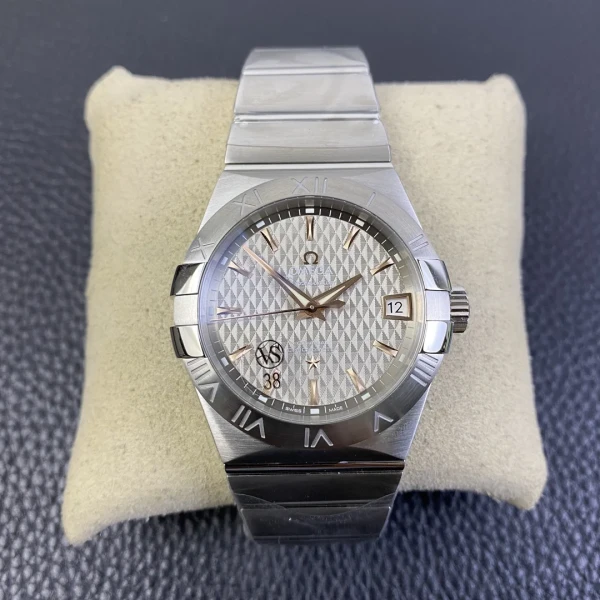 VS Factory Omega Constellation Co-Axial 38mm Steel & Sedna Accents (123.10.38.21.02.002) 1:1 Super Clone -DD8500 Movement