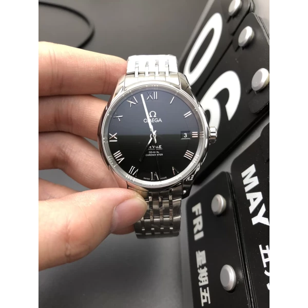 VS Factory Omega De Ville Prestige 39.5mm Black Dial (424.10.40.20.01.001) 1:1 Super Clone – DD2500 Movement